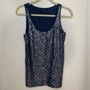 Express Sequin Front Tank